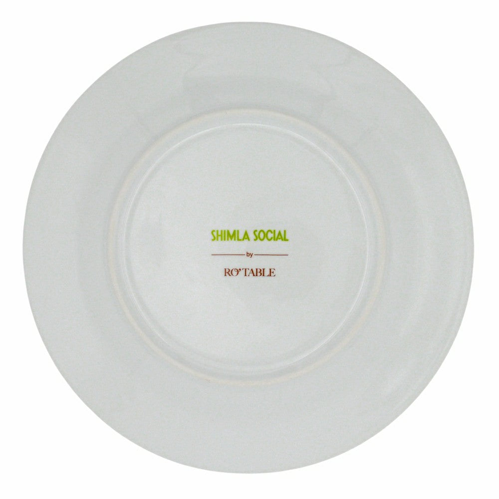 Plow & Hearth Pembroke Safari Starter Plate - Set of 4 (+1 Bonus Plate)