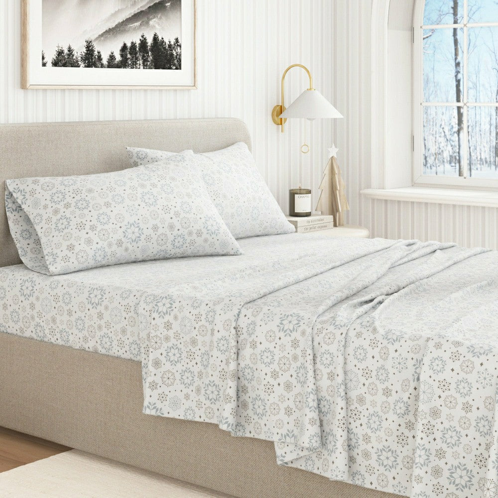 Plow & Hearth 4-Piece Turkish Cotton Flannel Sheet - Stratton Collection