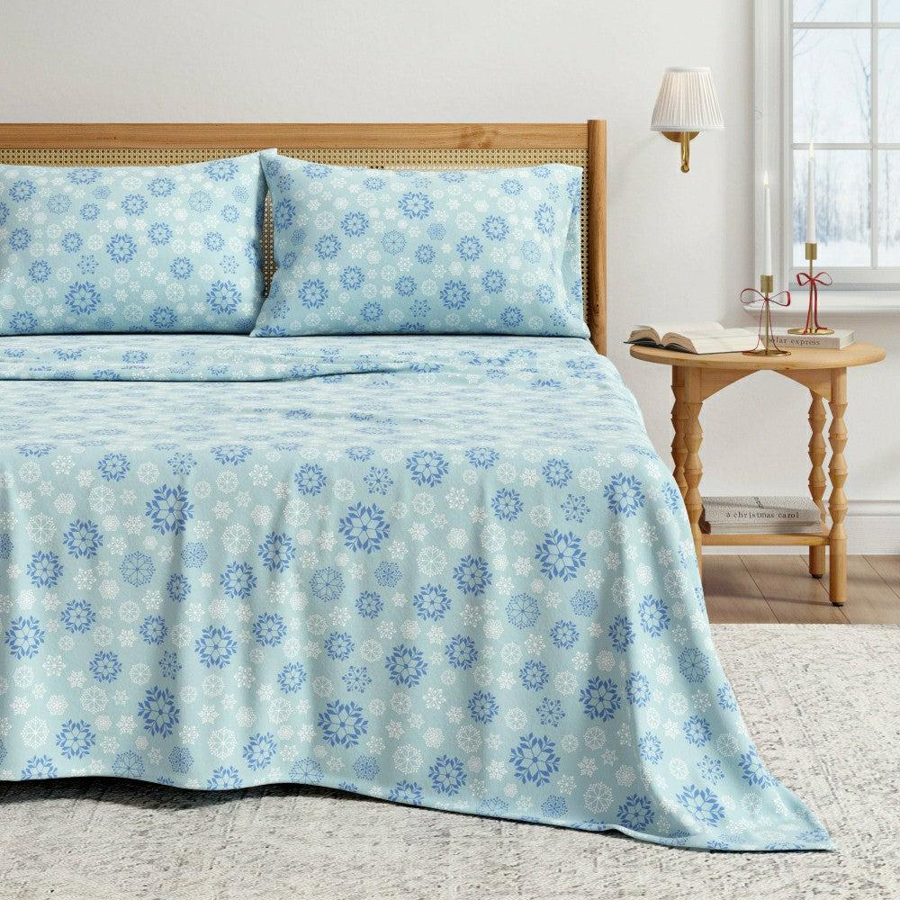 Plow & Hearth 4-Piece Turkish Cotton Flannel Sheet - Stratton Collection