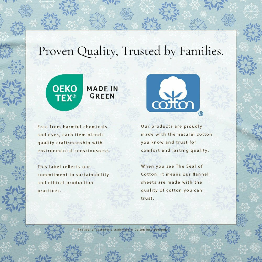 Plow & Hearth 4-Piece Turkish Cotton Flannel Sheet - Stratton Collection