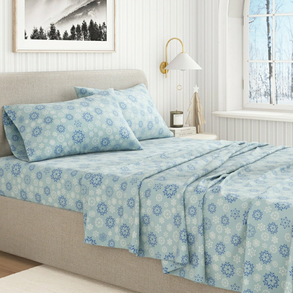 Plow & Hearth 4-Piece Turkish Cotton Flannel Sheet - Stratton Collection