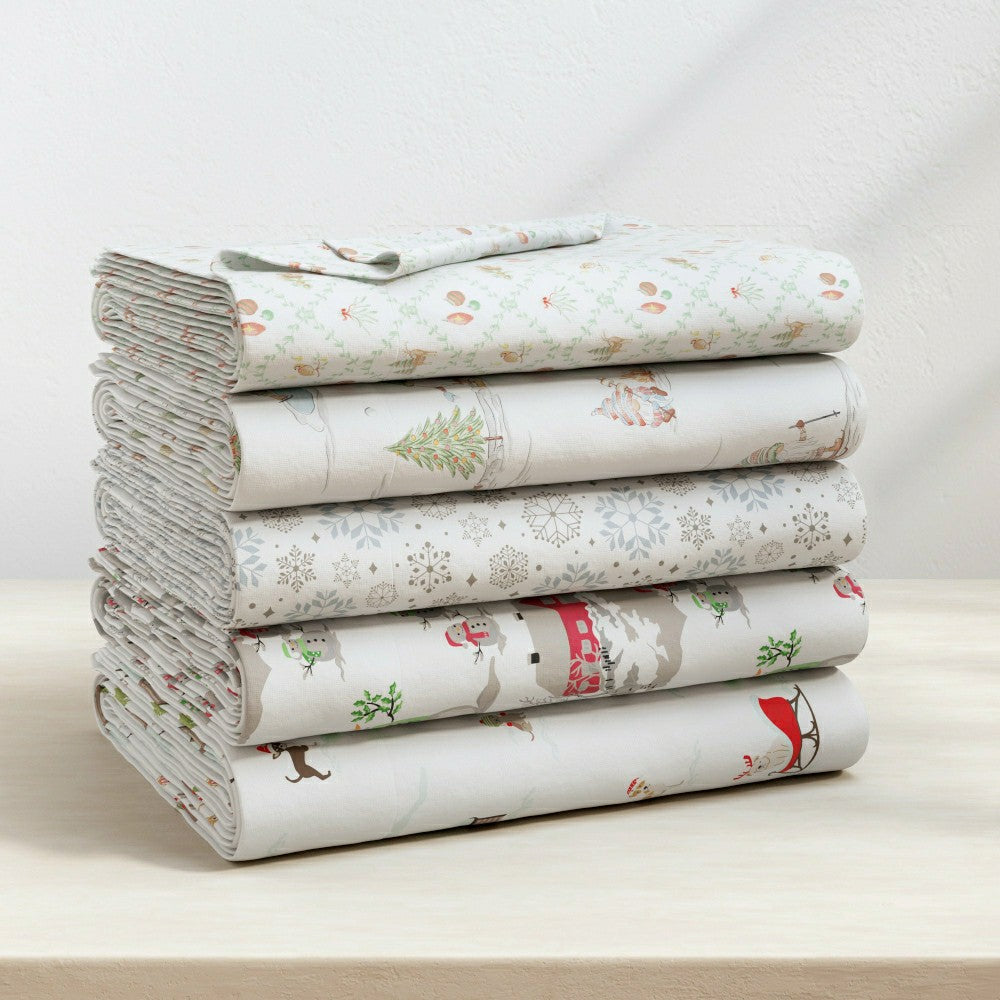 Plow & Hearth 4-Piece Turkish Cotton Flannel Sheet - Stratton Collection