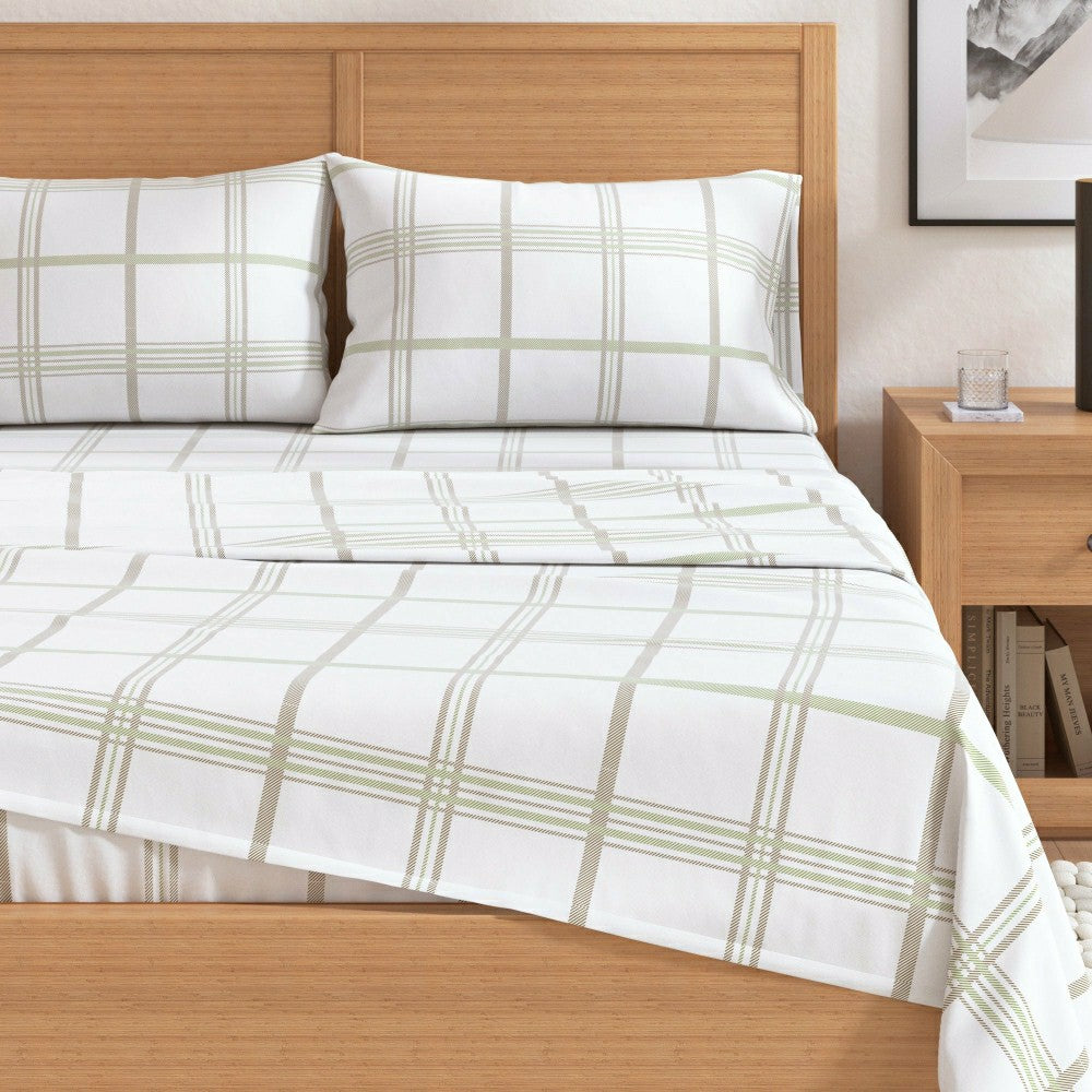 Plow & Hearth Turkish Cotton Flannel Sheet - Belle Collection