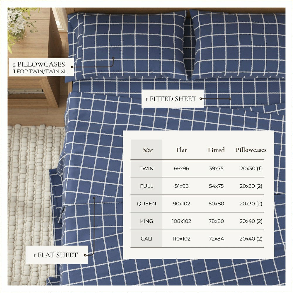 Plow & Hearth Turkish Cotton Flannel Sheet - Belle Collection