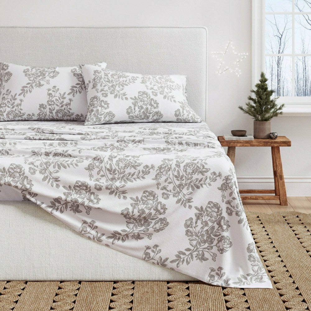 Plow & Hearth Turkish Cotton Flannel Sheet - Belle Collection
