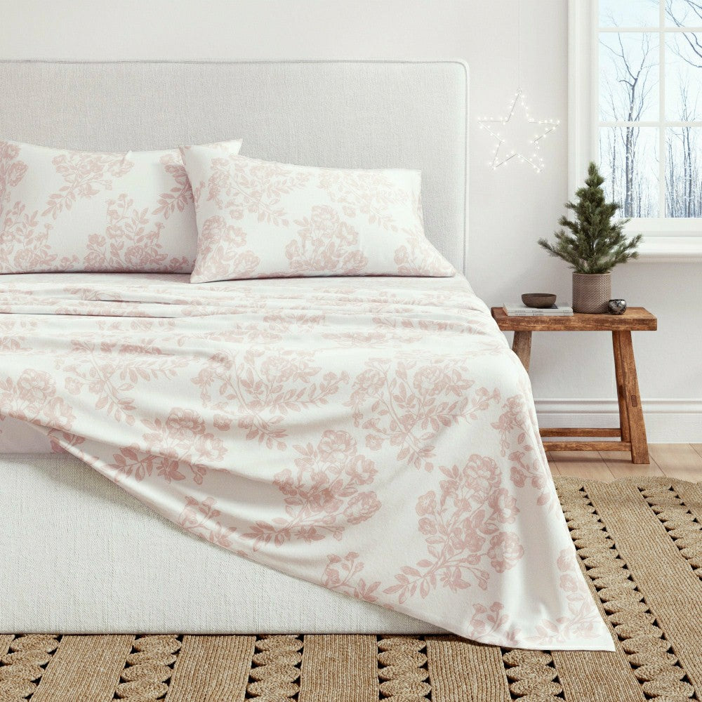 Plow & Hearth Turkish Cotton Flannel Sheet - Belle Collection