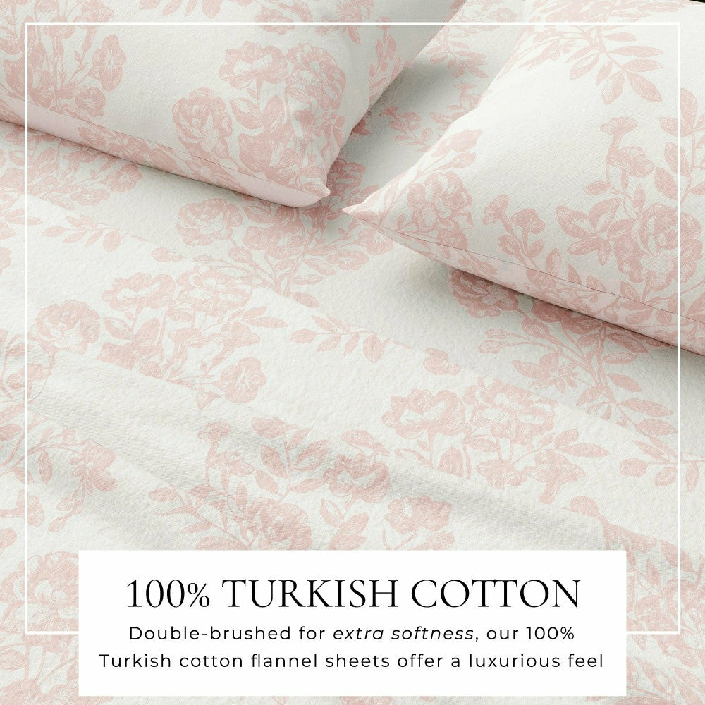 Plow & Hearth Turkish Cotton Flannel Sheet - Belle Collection