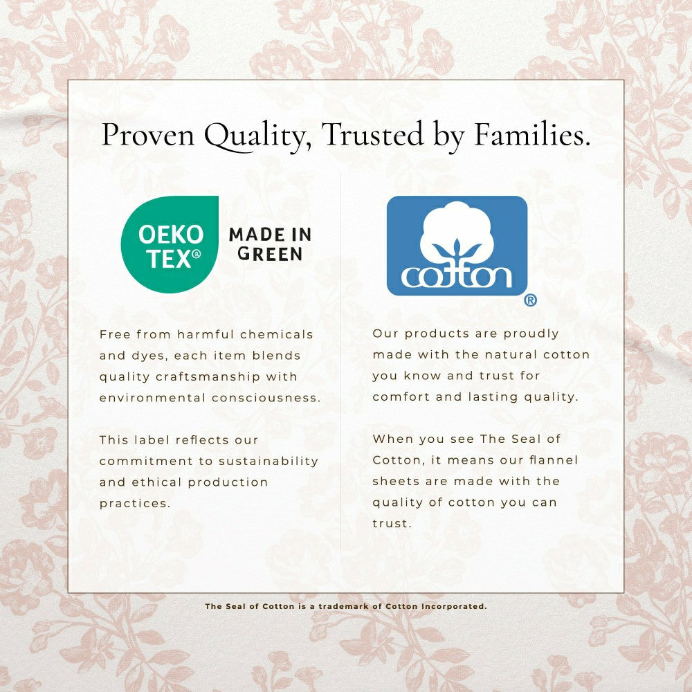 Plow & Hearth Turkish Cotton Flannel Sheet - Belle Collection