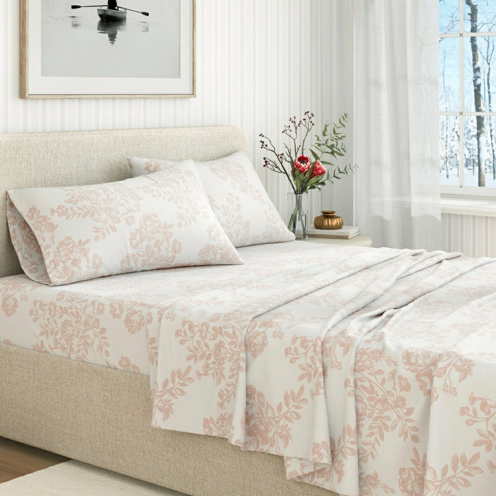 Plow & Hearth Turkish Cotton Flannel Sheet - Belle Collection