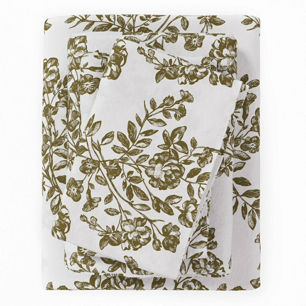 Plow & Hearth Turkish Cotton Flannel Sheet - Belle Collection