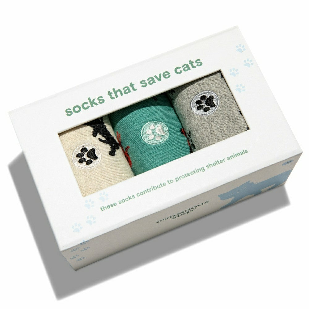 Plow & Hearth Save Cats Gift Box