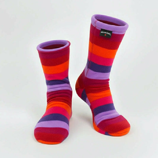 Plow & Hearth Kids' Fleece Socks - Jellybean