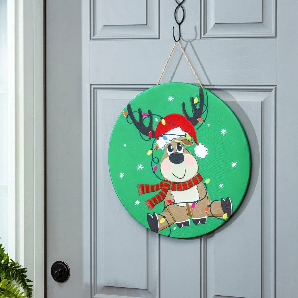 Plow & Hearth Whimsical Animal and Character, 4-Season Interchangeable Door Decor Se