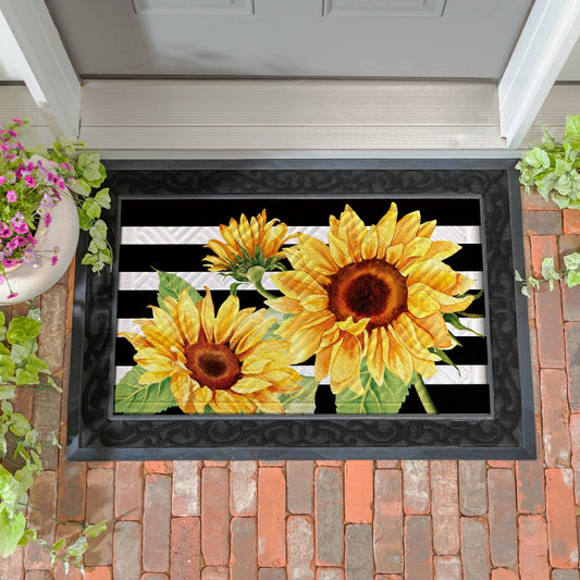Plow & Hearth Petal & Plow Crazy Coop Embossed Mat