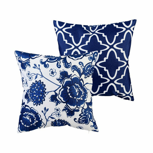 Plow & Hearth Chinoiserie Patterned Pillow Cover