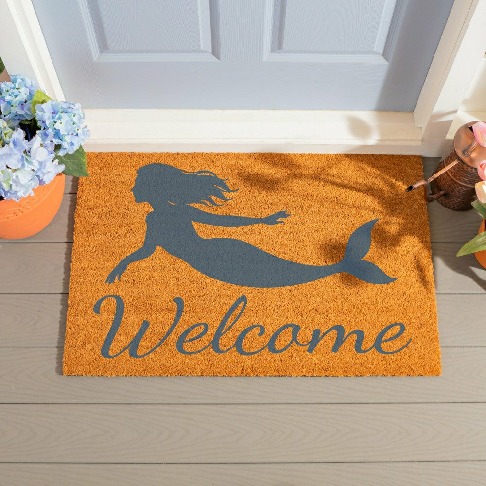 Plow & Hearth EG Studio Palm Beach Coastal Coir Mat (36 x 24)