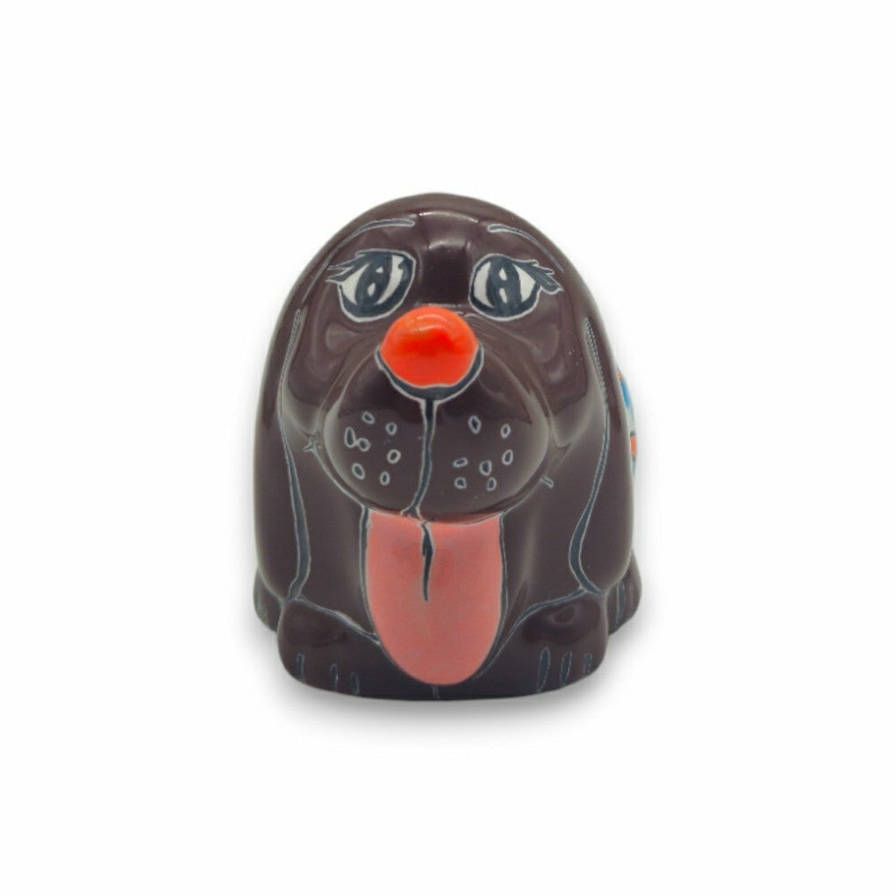 Plow & Hearth Colorful Talavera Dog Planter