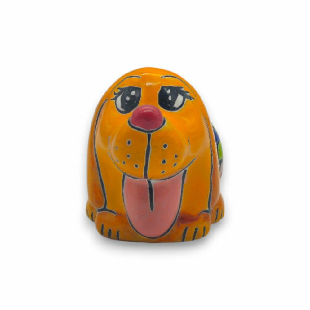 Plow & Hearth Colorful Talavera Dog Planter
