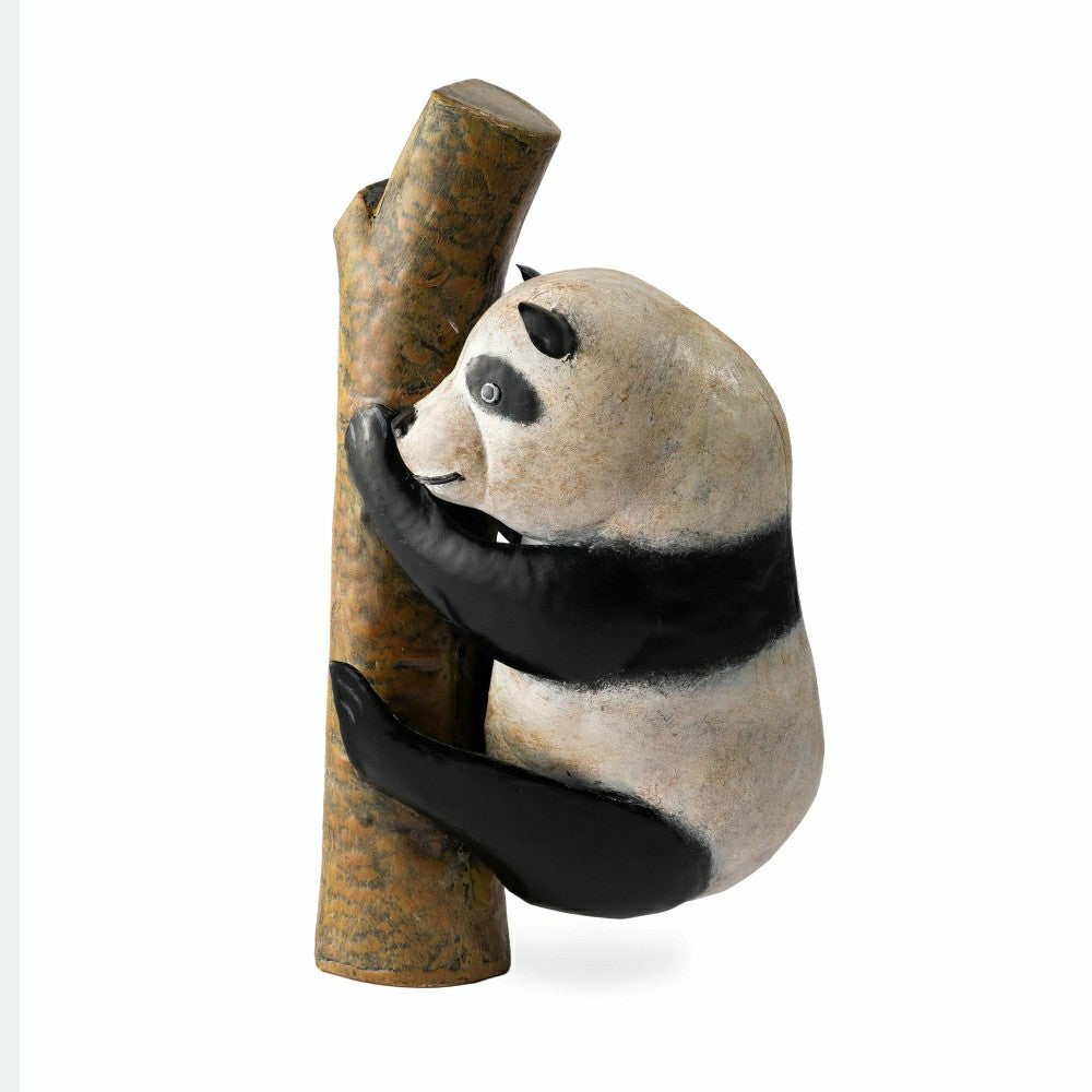 Plow & Hearth Metal Panda on Branch Tree/Wall Hanger