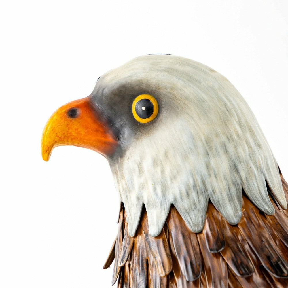 Plow & Hearth Metal Eagle Outdoor Statues, Set of 2