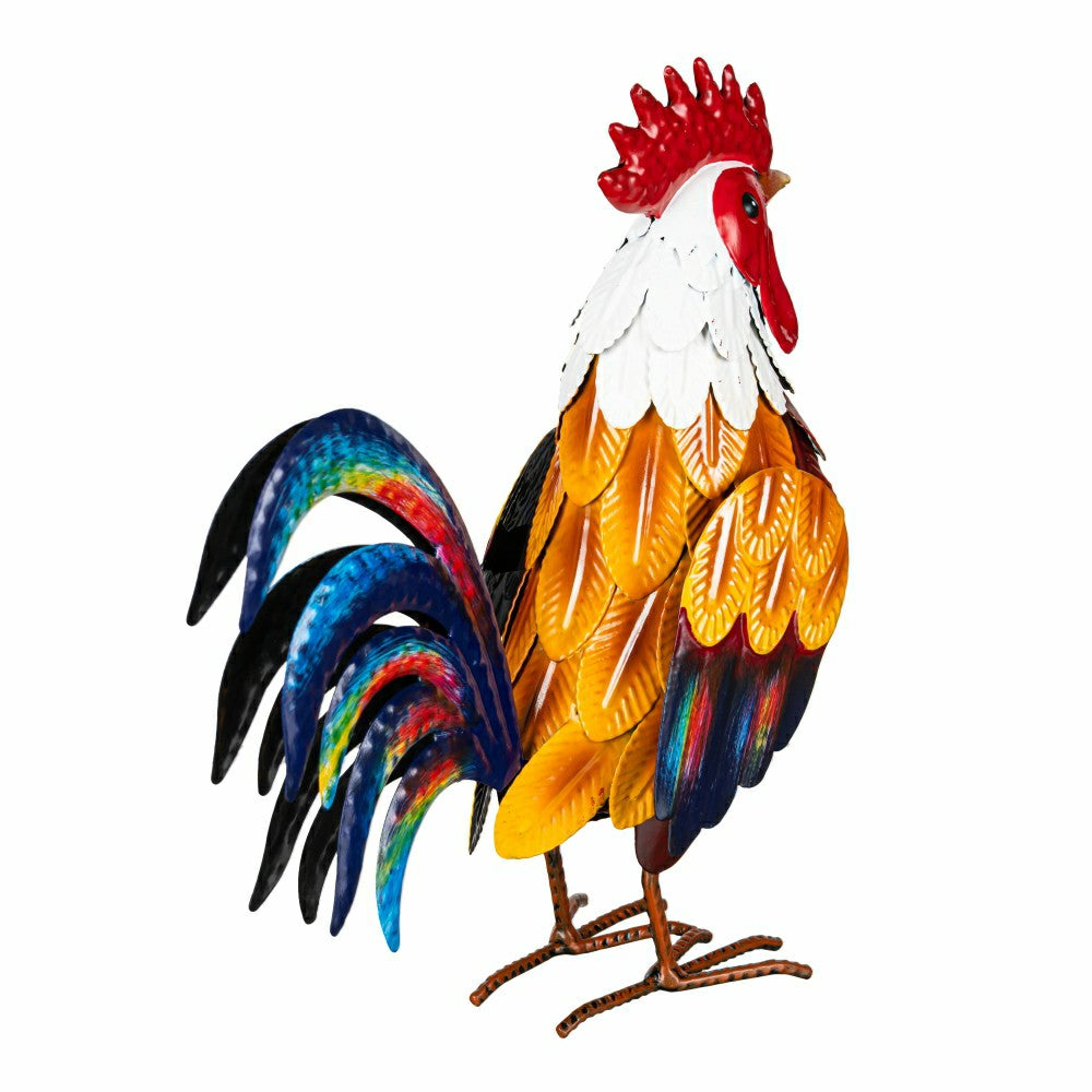 Plow & Hearth Metal Rooster 11.8"H