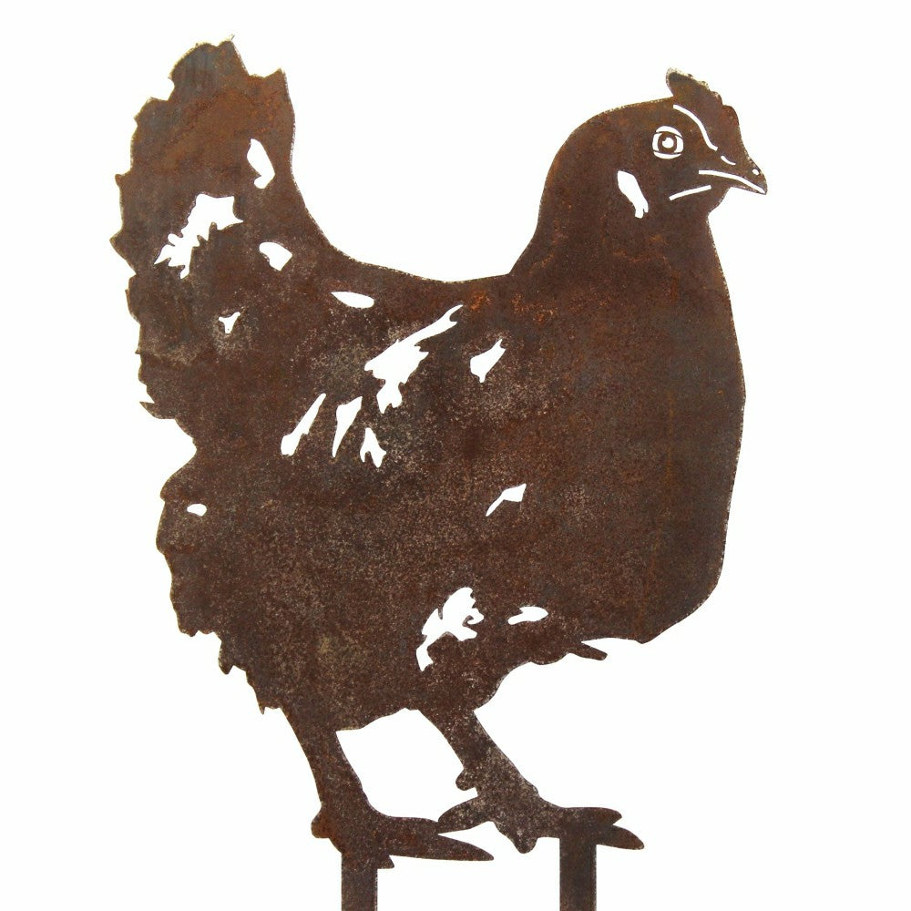 Plow & Hearth Chicken Garden Stake