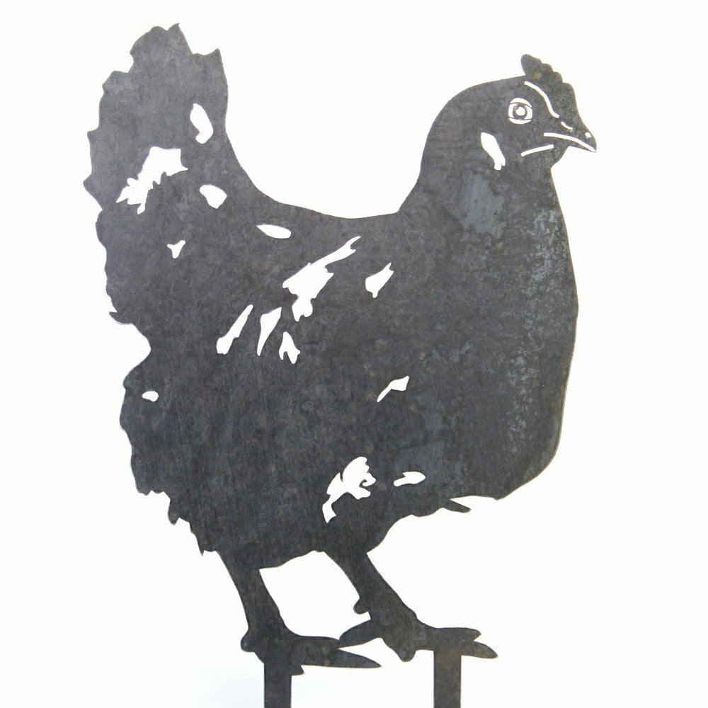 Plow & Hearth Chicken Garden Stake