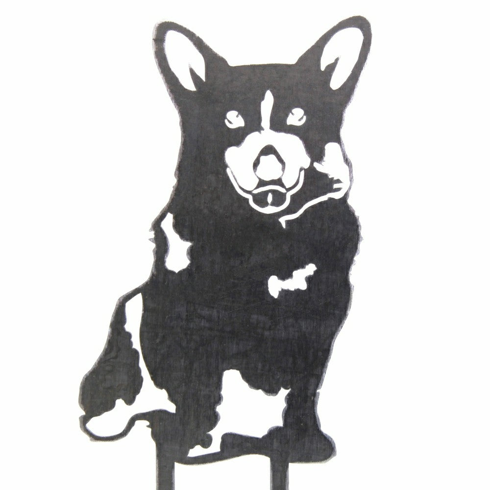 Plow & Hearth Corgi Garden Stake
