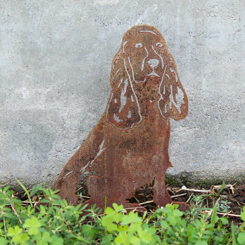 Plow & Hearth Cocker Spaniel Garden Stake