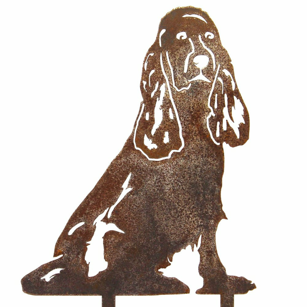 Plow & Hearth Cocker Spaniel Garden Stake