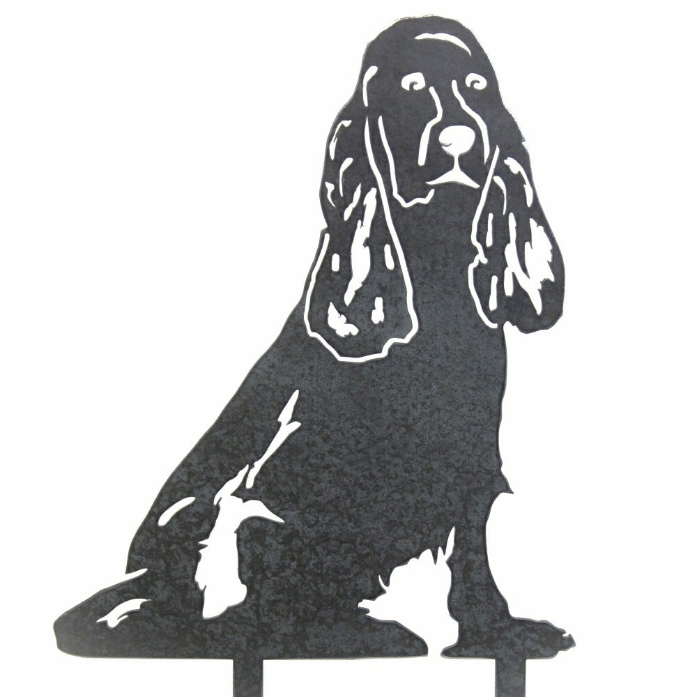 Plow & Hearth Cocker Spaniel Garden Stake