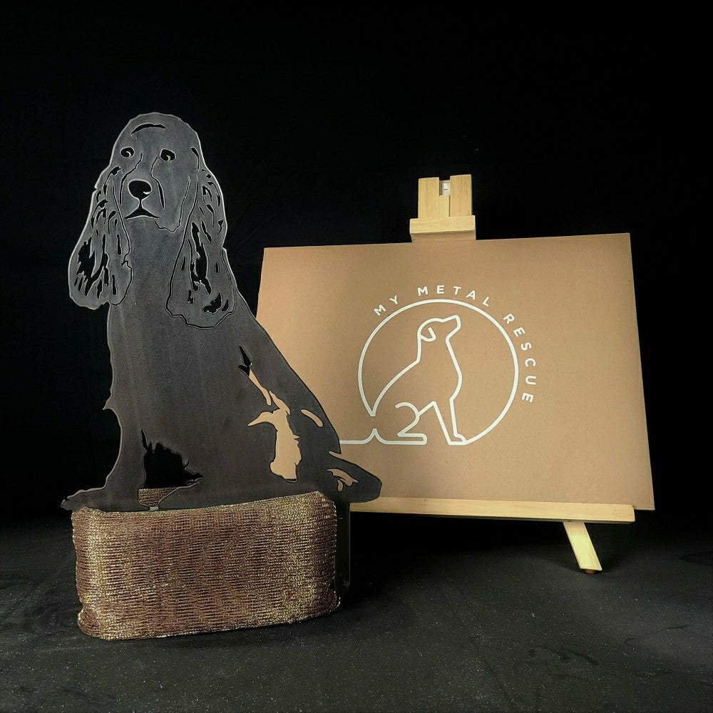 Plow & Hearth Cocker Spaniel Garden Stake