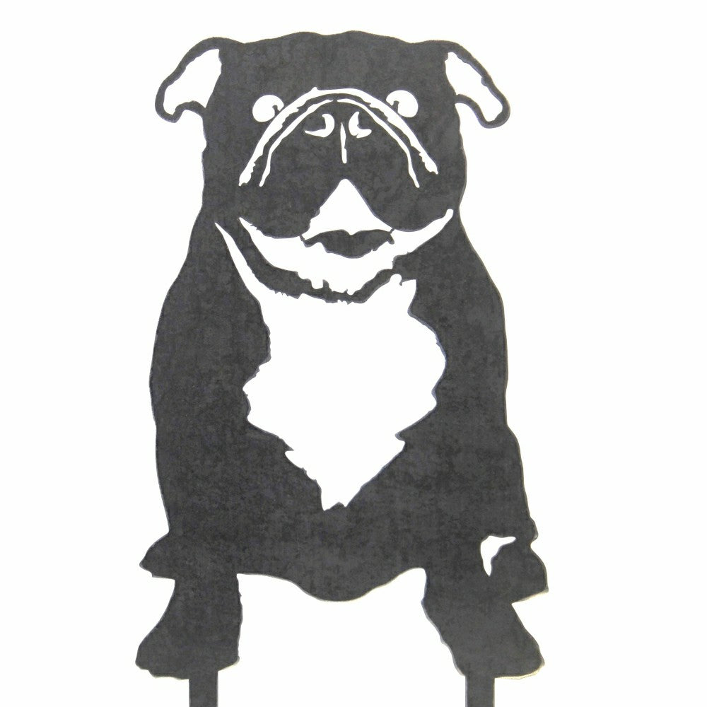 Plow & Hearth English Bulldog Garden Stake