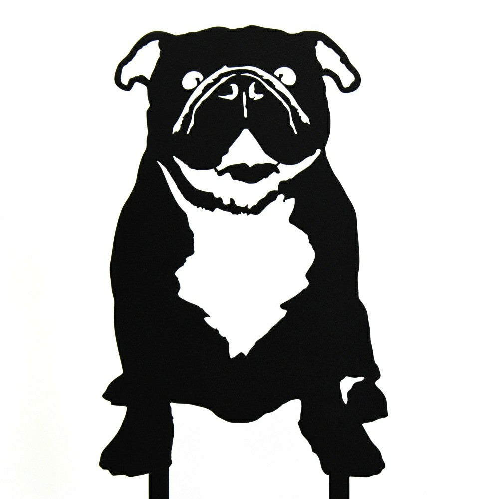 Plow & Hearth English Bulldog Garden Stake