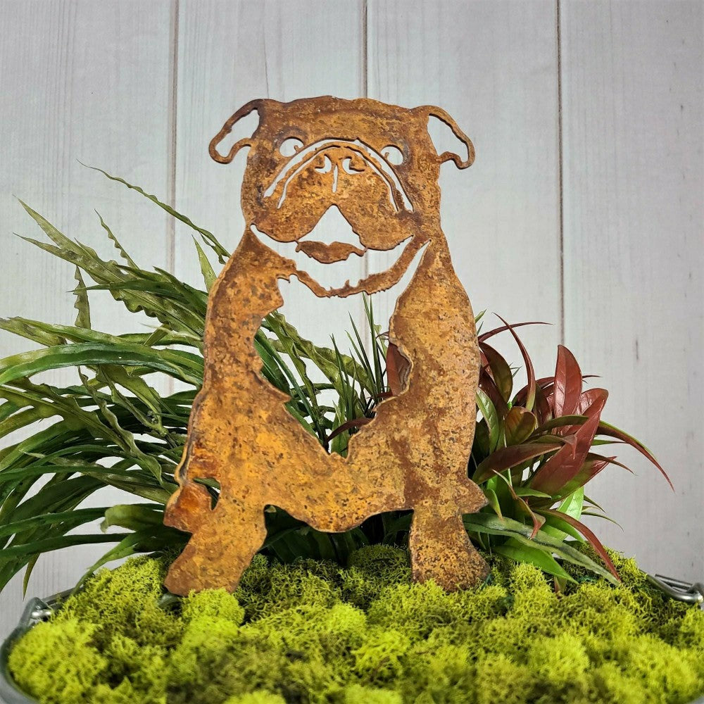 Plow & Hearth English Bulldog Garden Stake