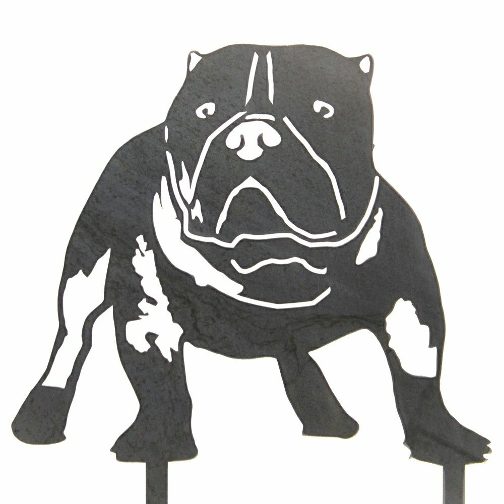 Plow & Hearth American Bully Garden Stake