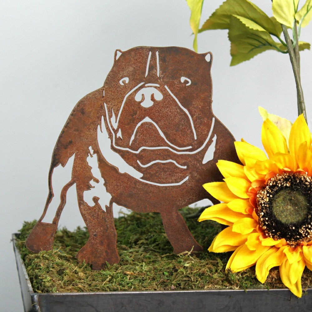 Plow & Hearth American Bully Garden Stake