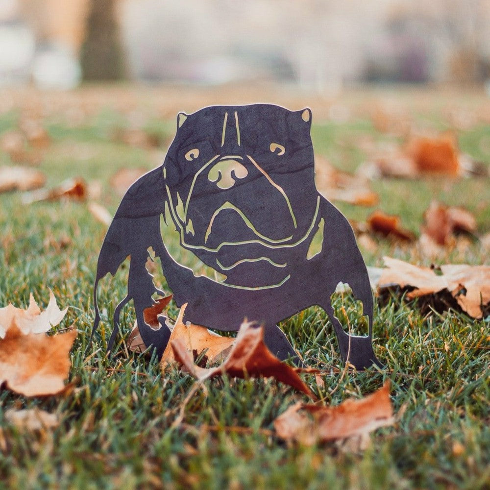 Plow & Hearth American Bully Garden Stake