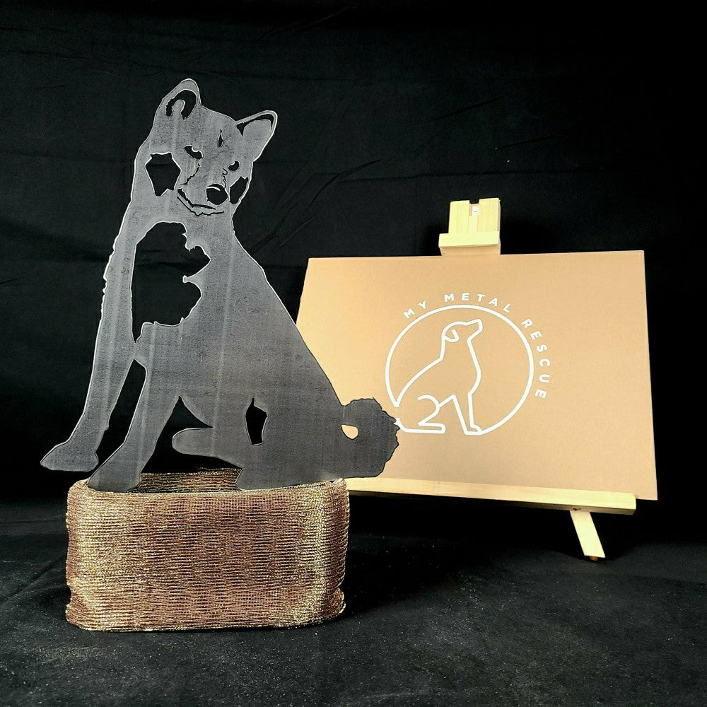 Plow & Hearth Akita Garden Stake