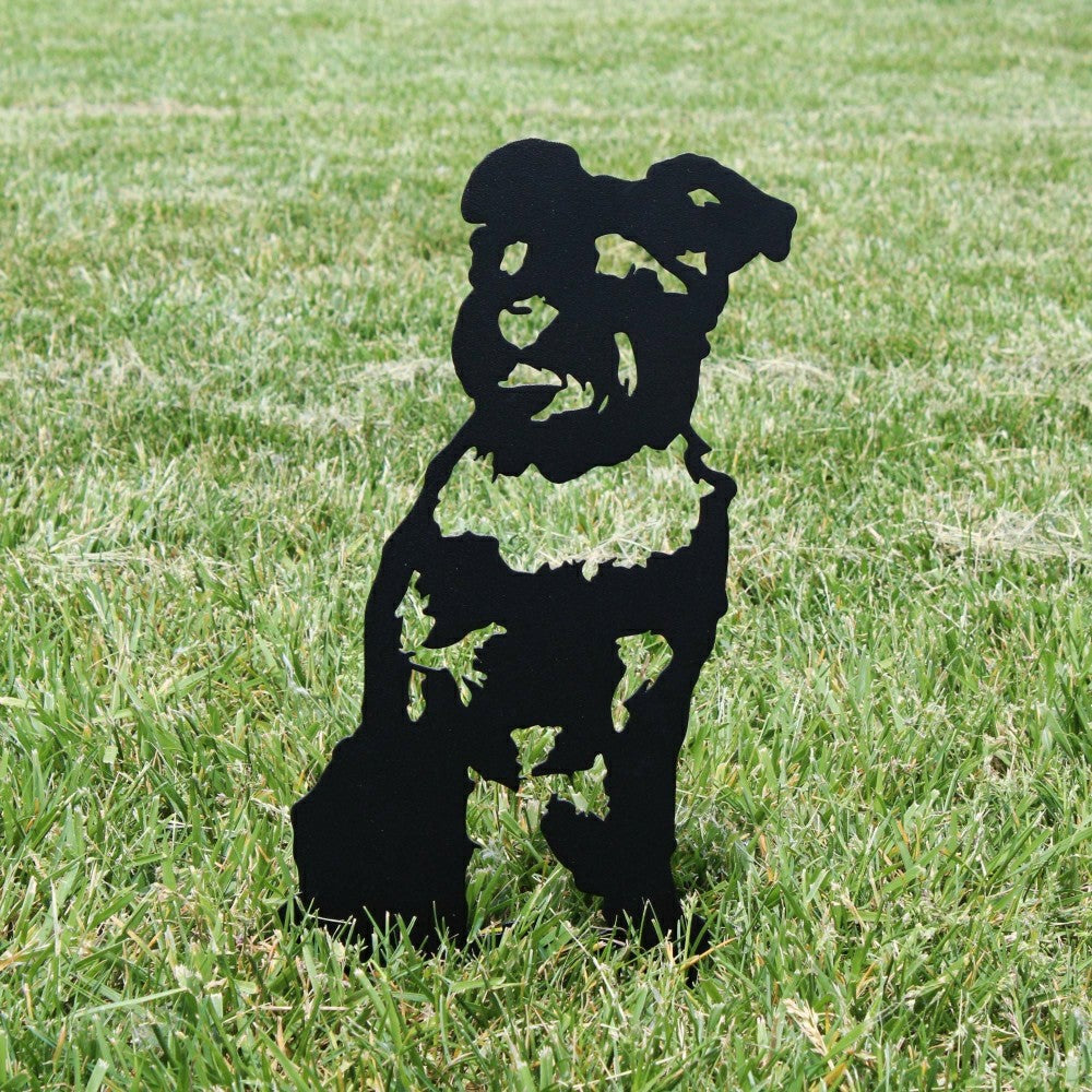 Plow & Hearth Schnauzer Garden Stake