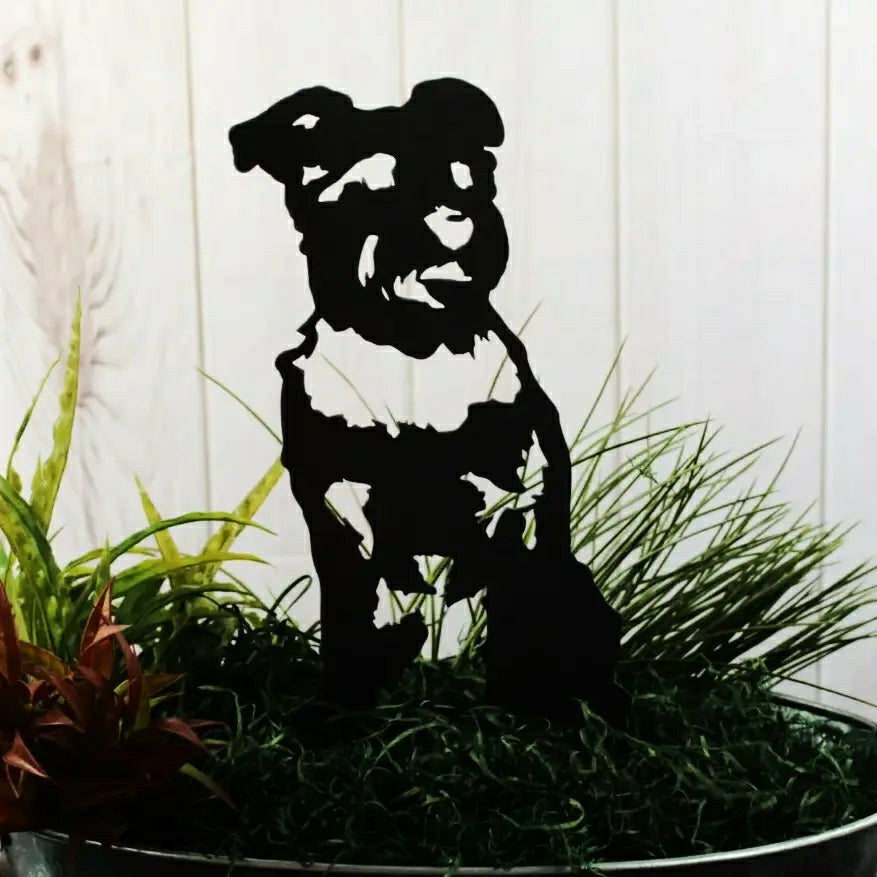 Plow & Hearth Schnauzer Garden Stake