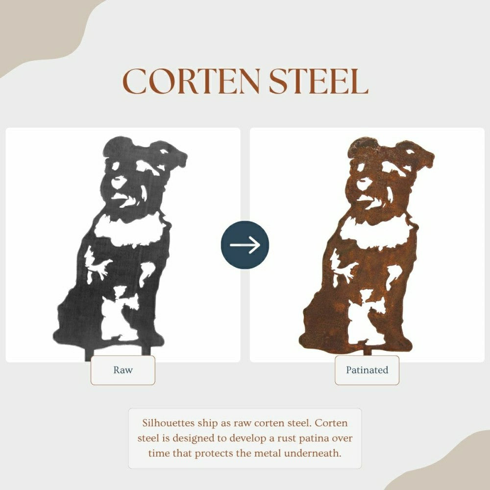 Plow & Hearth Schnauzer Garden Stake