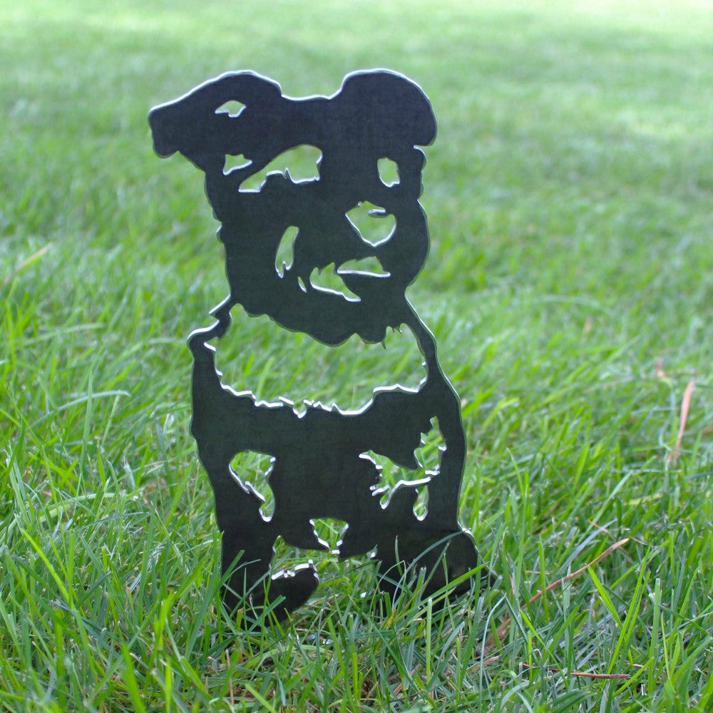 Plow & Hearth Schnauzer Garden Stake