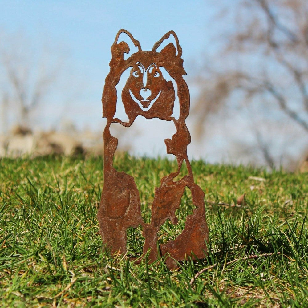 Plow & Hearth Shetland Sheepdog Garden Stake