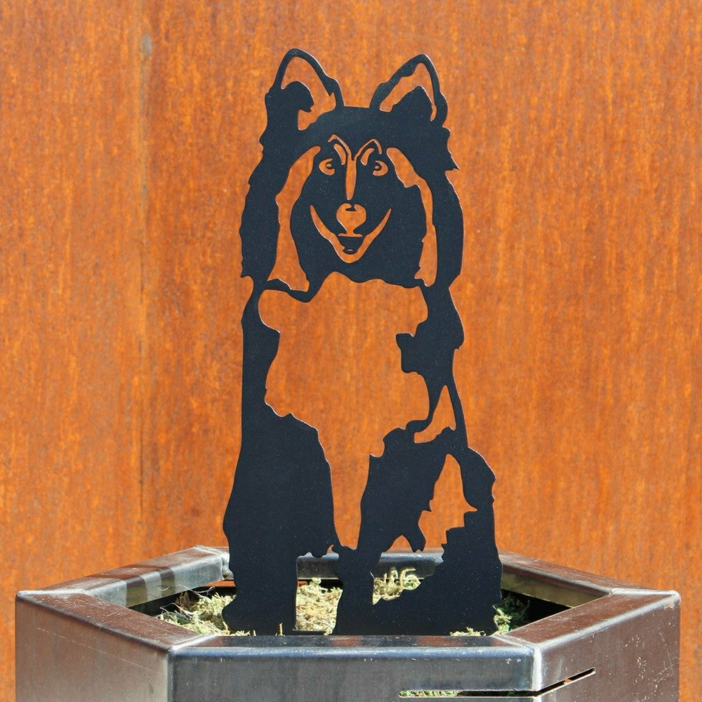Plow & Hearth Shetland Sheepdog Garden Stake
