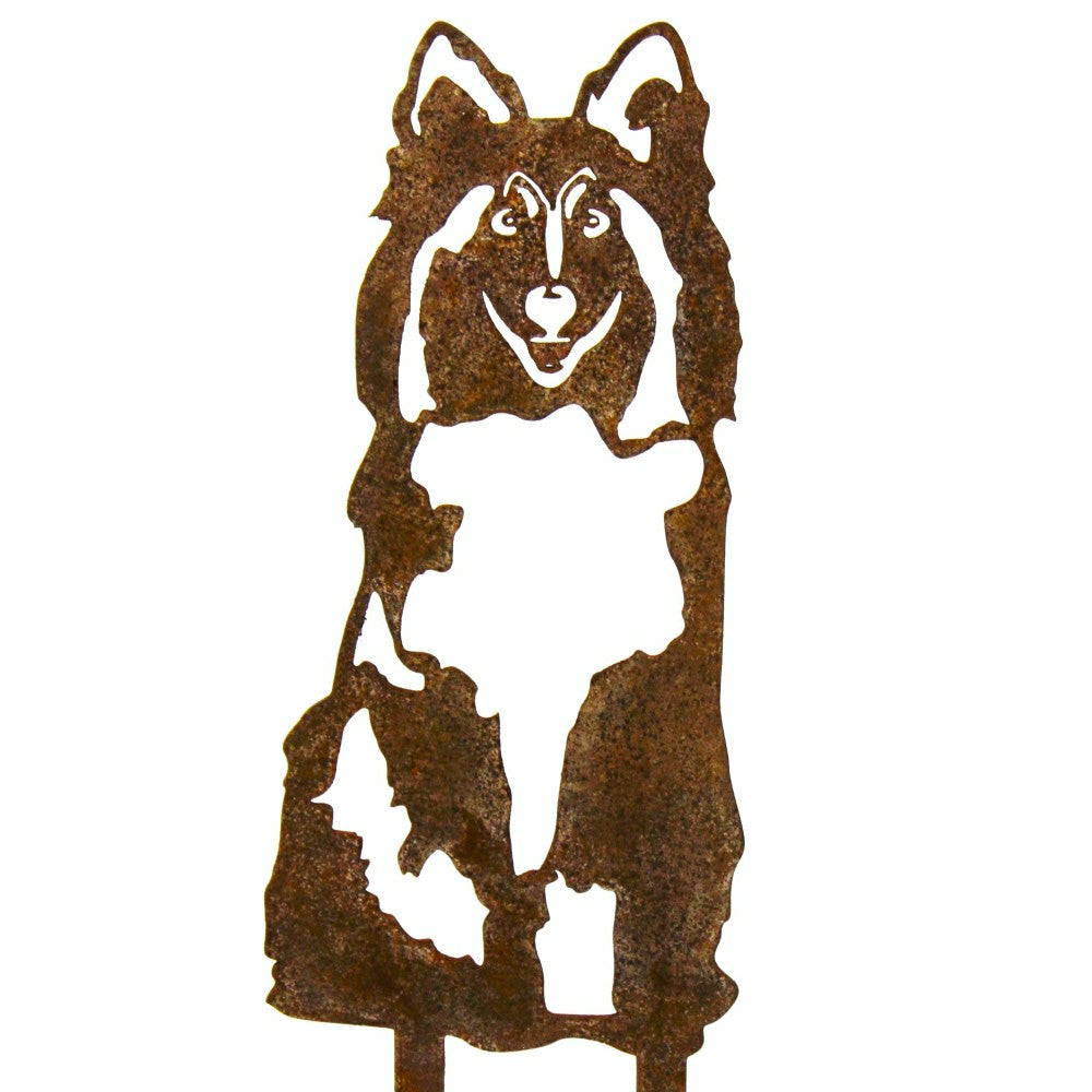 Plow & Hearth Shetland Sheepdog Garden Stake