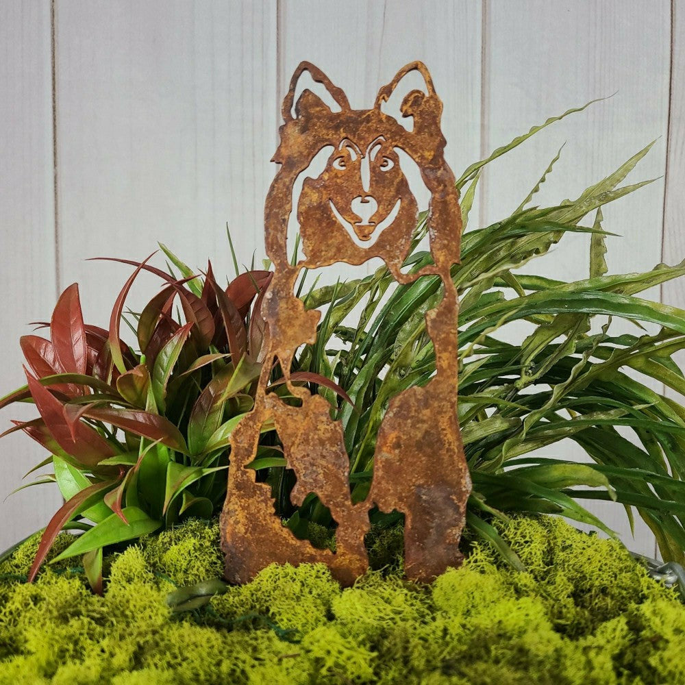 Plow & Hearth Shetland Sheepdog Garden Stake