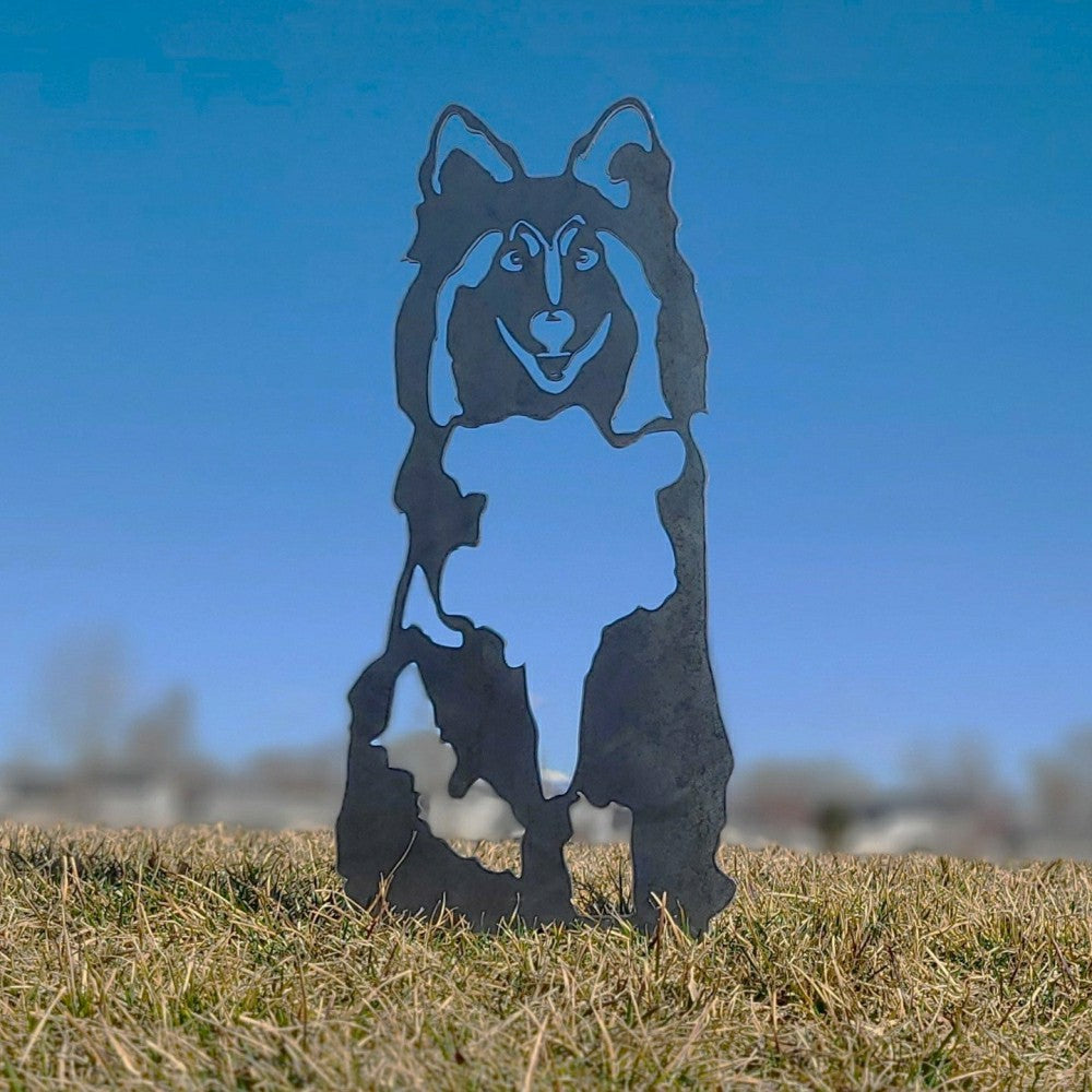 Plow & Hearth Shetland Sheepdog Garden Stake