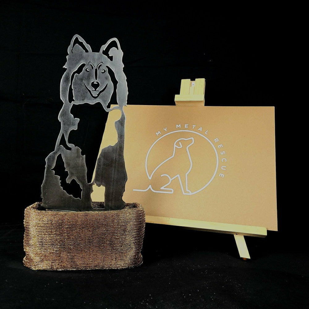 Plow & Hearth Shetland Sheepdog Garden Stake