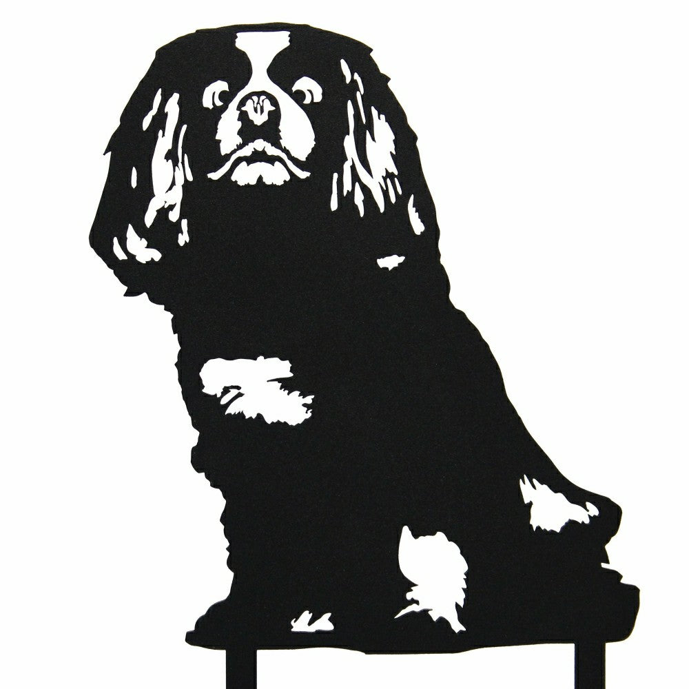 Plow & Hearth Cavalier King Charles Spaniel Garden Stake